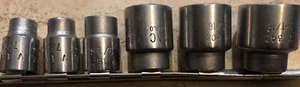 6 MAC Tools USA Sabina 1/2" Drive 4 Shallow 12 Point & 2 Shallow 6 Pt - Picture 1 of 6