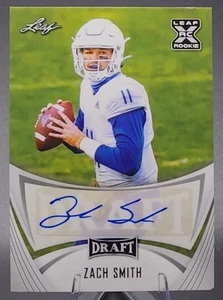 2021 Leaf Draft Zach Smith XRC Rookie Auto Autograph RC BA-ZS1 A466 Tulsa Baylor - Picture 1 of 2