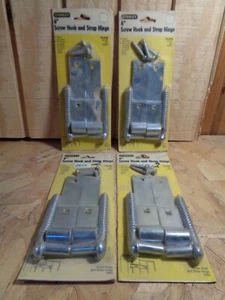 4 NOS Stanley 6" Tornillo Gancho y Correa Bisagra Acero Resistente - Parte # 79-2480 - Imagen 1 de 6