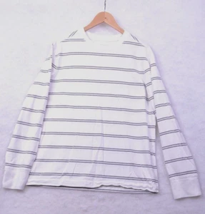 Urban Pipeline Shirt XL Erwachsene weiß langarm Rugby Streifen grau Baumwolljersey - Bild 1 von 7