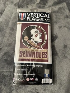 Florida Seminoles Flag 28” X 40” Vertical Indoor Outdoor Alumni Gift FSU - Picture 1 of 5