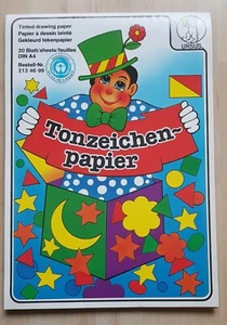Tonzeichenpapier Bastelpapier Basteln Zeichenpapier Tonkarton - DIN A4 -20 Blatt - Bild 1 von 1