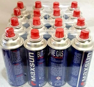 Butan Gaskartuschen MSF-1A - 227g - Campingkocher Gaskocher Gril, MAXSUN TOP
