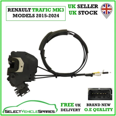 OE NUEVO RENAULT TRAFIC MK3 LADO IZQUIERDO PUERTA CORREDERA CERRADURA CAPTURA 2015-2024 Foto 1 de 4