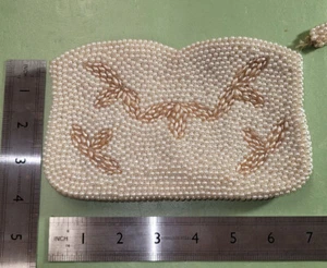 Vintage Ladies Beaded Hand Purse early 1960's made in Japan - Bild 1 von 5