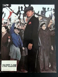 Aushangfoto PAPILLON Steve McQueen Dustin Hoffman - Picture 1 of 1