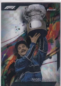 Topps 2024 Finest Formula 1 No. 100 Nigel Mansell Refractor - Bild 1 von 2