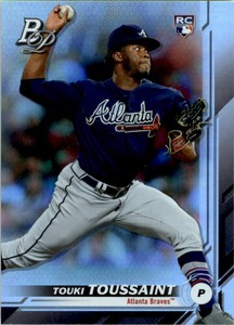 2019 Bowman Platinum #19 Touki Toussaint?RC Atlanta Braves