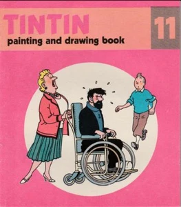 Tintin Hergé - Painting & Drawing Book N° 11 - Album à Colorier 1977 Methuen - Picture 1 of 2
