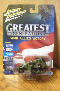 Johnny Lightning Greatst Generation Allied Victory WWII M16 Half-Track #4 R1 VA - Imagen 1 de 2