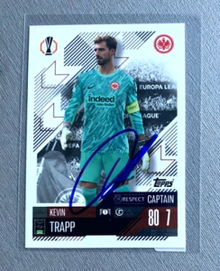 KEVIN TRAPP Eintracht Frankfurt In-person signed TC Match Attax Autogramm - Picture 1 of 2