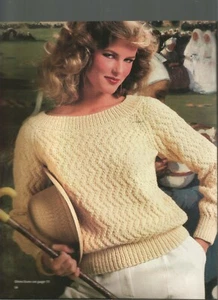 Chaqueta Cárdigan Jersey Chaleco Vintage Años 80 G53 Tejidos Patrones Crochet - Imagen 1 de 6