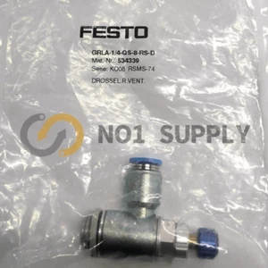 1PC FESTO GRLA-1/4-QS-8-RS-D 534339 One-way Flow Control Valve - Picture 1 of 7