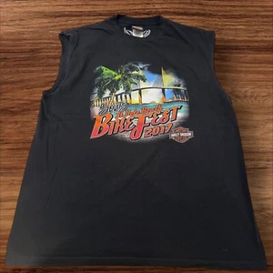Harley-Davidson St. Pete Beach Bike Fest 2017 ärmelloses T-Shirt XL - Bild 1 von 8