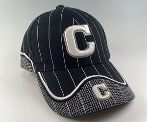 Tyvis Chicago Windy City Black Pin Stripe Baseball Cap Hat Strapback Chi-Town - Picture 1 of 7