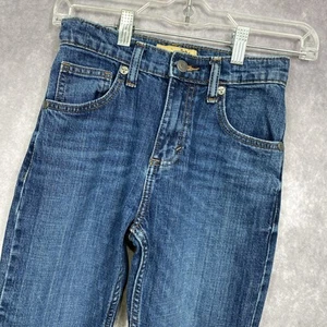 Wrangler 20x Boys Adjustable Jeans Size 12 Slim Blue Casual Denim Western - Picture 1 of 10