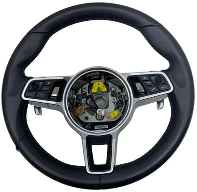 Volante Porsche Cayenne 9Y0 2019-2023 OEM | cuero negro Foto 1 de 4