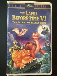 The Land Before Time VI The Secret Of Saurus Rock VHS Clamshell 1998 - Picture 1 of 7