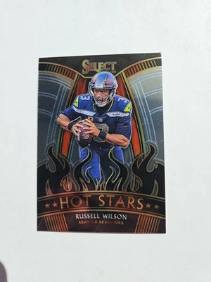2020 Panini Select Hot Stars Russell Wilson #HS18 Seattle Seahawks - Image 1 of 2