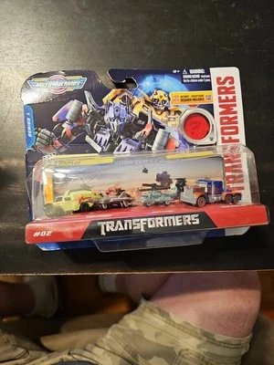 2021 Series 1 Micro Machines 4-Pack Transformers #02 Autobot Deception Decoder - Image 1 of 3