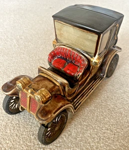 Vintage 1908 Lanchester Car Ceramic Decanter – Classic Auto Collectible Bottle - Picture 1 of 16