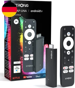 STRONG Leap-Una Android TV Streaming Stick, Wifi, Integrierter Chromecast, Andro - Bild 1 von 12