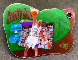 1997-98 Skybox EX 2001 KARL MALONE Jazz Gravity Denied Die Cut Foil SP #12 - Bild 1 von 2