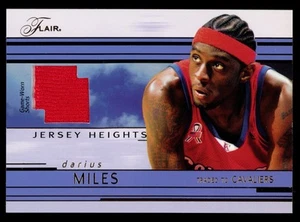 2002-03 Flair Jersey Heights #JH-DM Darius Miles - Cleveland Cavaliers MEM - Picture 1 of 2