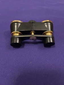 Soviet Opera Theater Binocular Glasses with Leather Case Vintage Russian - Picture 1 of 11