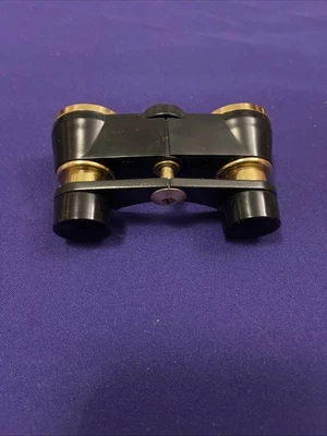 Soviet Opera Theater Binocular Glasses with Leather Case Vintage Russian - Image 1 of 4