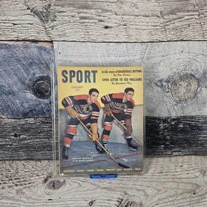 Sport Magazine Chicago Blackhawks Bentley Brothers February 1947 Vintage NHL - Picture 1 of 14