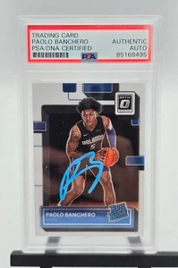 Paolo Banchero Signed Autograph 2022-23 Donruss Optic Rated Rookie PSA #221 - Picture 1 of 1