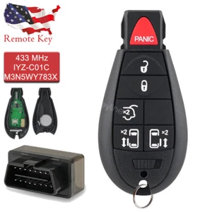 For Dodge Grand Caravan/Chrysler Town and Country Remote Key Fob + Programmer - Foto 1 di 13
