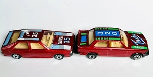 Yatming #1029 BMW 320i Turbo Rally Maroon - 1/64 Scale & Audi No. 1035 Lot - Picture 1 of 5