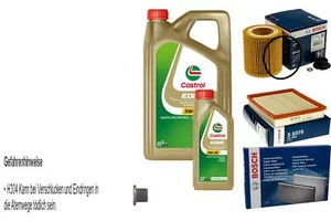 BOSCH inspektionspaket 6 L Castrol EDGE 5W-30 M für BMW 3er Touring 320i xDrive - Bild 1 von 12