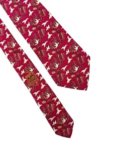 Hermes Tie. 7291 EA. Silk 100%. Made In France. Authentic. - Picture 1 of 8