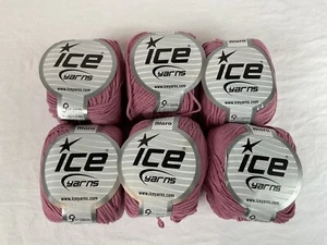 Set 6 x 153 Jahre Kugeln Eisgarne #43070 ALARA ROSE ROSA Baumwolle/Acrylgarn - Bild 1 von 4
