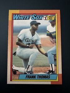 1990 Topps Frank Thomas RC #1 Draft Pick #414 Chicago White Sox