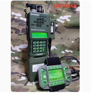 US SHIP HARRIS TCA PRC 152A Radio Metal VHF UHF+KDU keyboard Display Unit 15W - Picture 1 of 24