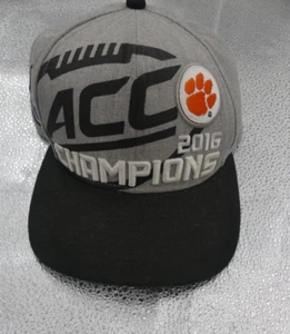 Gorra de fútbol Clemson Tiger 2016 New Era 9fifty Dr. Pepper ACC Champions Snapback - Imagen 1 de 6
