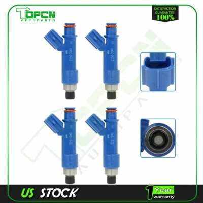 4 inyectores de combustible para Toyota Yaris 2006 2007 2008 2009-2012 1,5 L 23250-21040 Foto 1 de 4