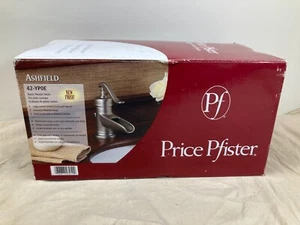 NEU Preis Pfister Ashfield 42-YP0E Single Control Wasserhahn Rustikal Zinn Wasserfall - Bild 1 von 8