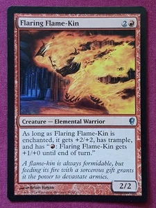 Magic The Gathering CONSPIRACY FLARING FLAME-KIN red card MTG - Picture 1 of 2