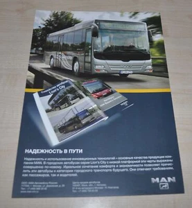Folleto de autobús urbano MAN Lion's City RU - Imagen 1 de 2