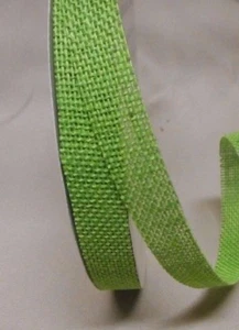 25 yd. roll BURLETTE BURLAP JUTE RIBBON   5/8" w (choice of 4 colors) - Picture 1 of 5
