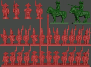48x 15mm/1:100th Infantería Rusa SYW (Miniaturas Turner) - Imagen 1 de 1