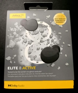 Auriculares inalámbricos Jabra Elite 8 Active True con cancelación de ruido negros sin abrir nuevos - Imagen 1 de 16