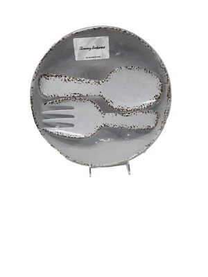 Tommy Bahama 沙拉碗 + 餐具服务器套装 三聚氰胺 白色裂纹 全新 — 第 1/4 张图片