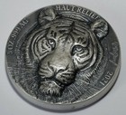 Ivory Coast (2021) Big 5 Asia (Tiger) 5oz silver coin (CFA 5000 Francs)