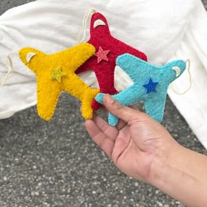 Hängeornament | 3 Stück Flugzeug Auto Quaste | Auto Deko | Rückspiegel - Bild 1 von 6